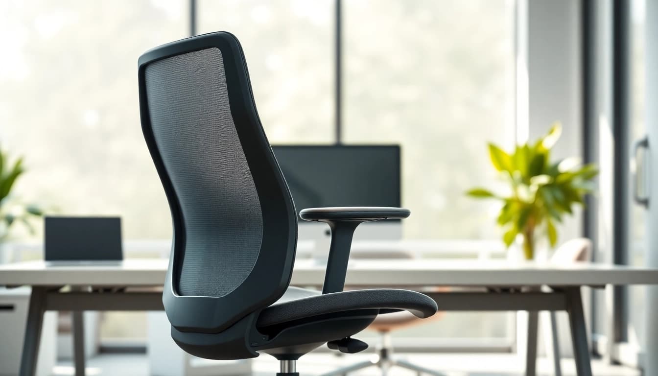 Herman Miller Mirra ergonomic chair showcased in a modern, stylish office.