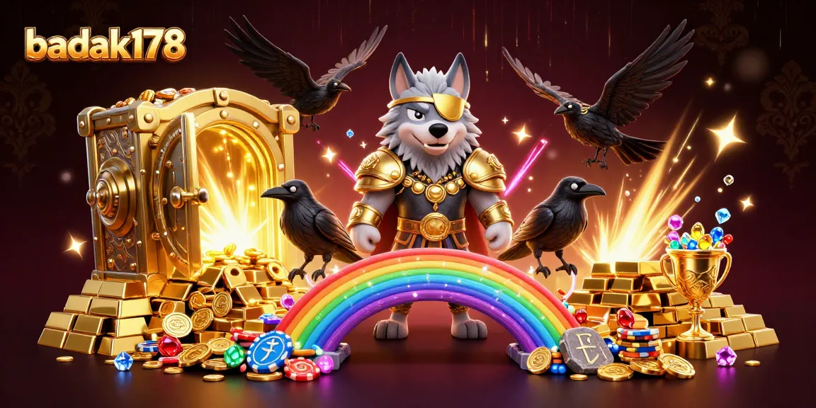 Experience the excitement of badak178 with an enchanting Norse-themed casino scene.