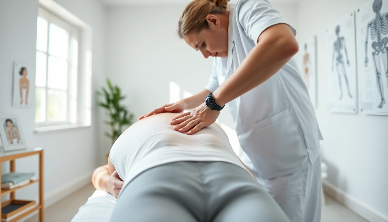 Behandlung der Osteopathie Kiel durch einen erfahrenen Therapeuten mit Fokus auf Patienteninteraktion.