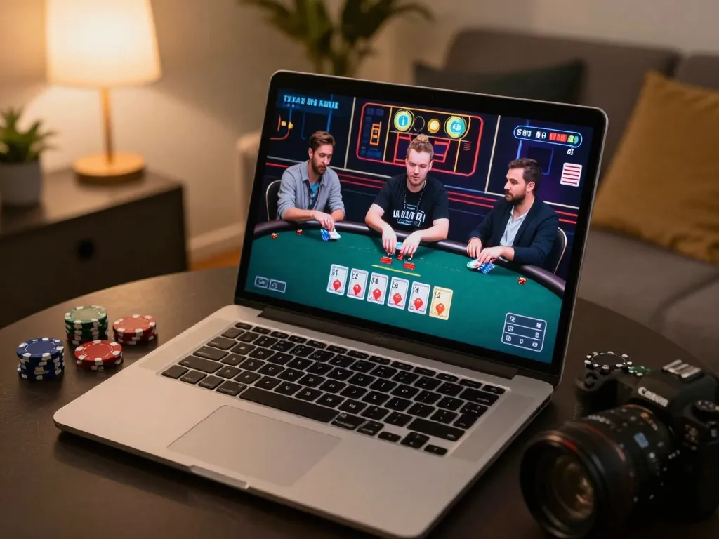 Experience cm88 online poker strategy in action at a stylish home setting with engaging gameplay