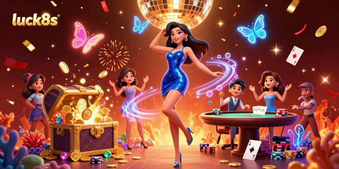 Experience the excitement and wins at luck8s with vibrant casino-themed visuals and stunning graphics.