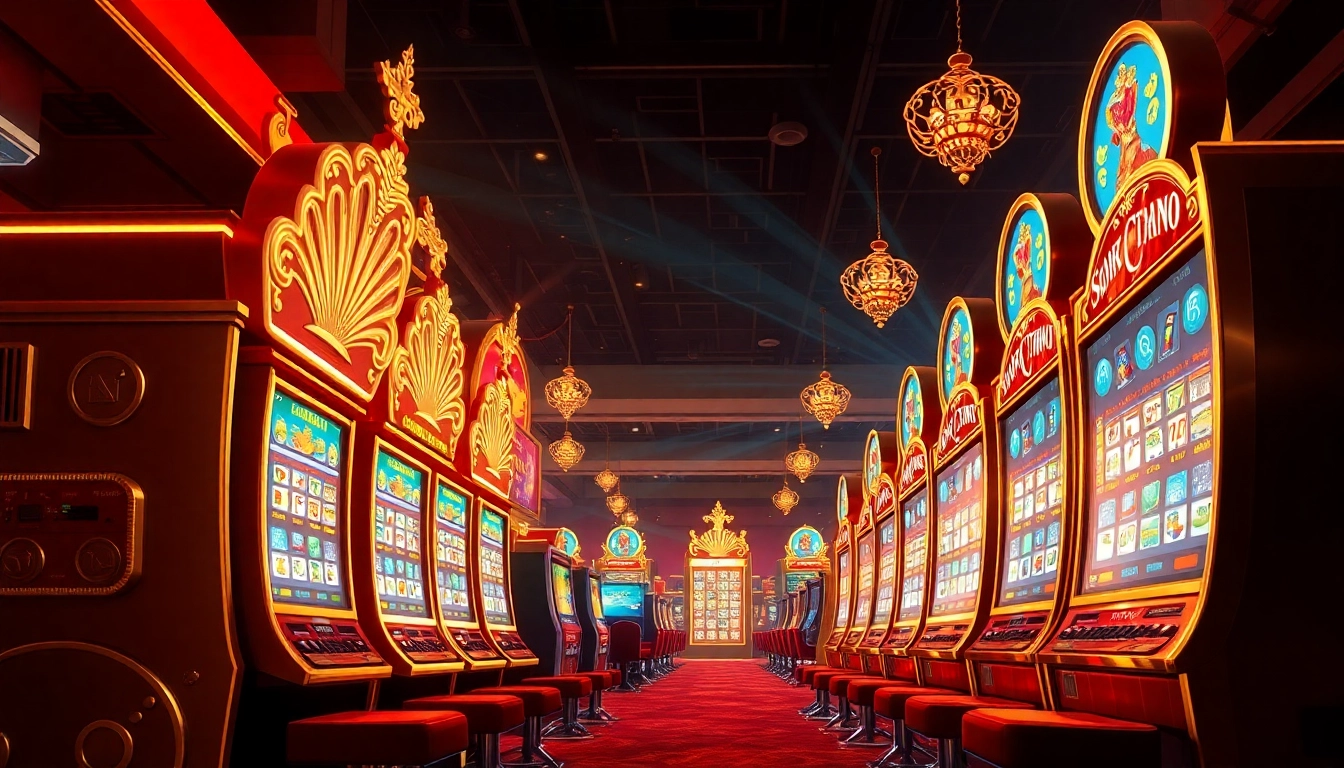 Experience Casino Bonus ohne Einzahlung Deutschland with exciting slots and vibrant atmosphere.
