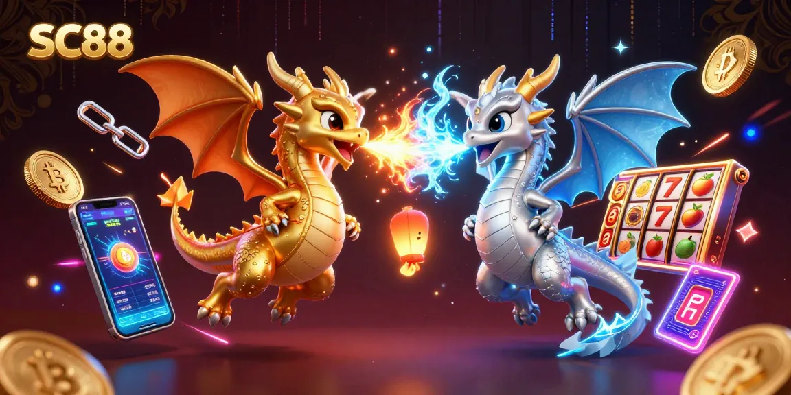 Engage with SC88's thrilling slot experience featuring dragons, crypto, and vibrant details.