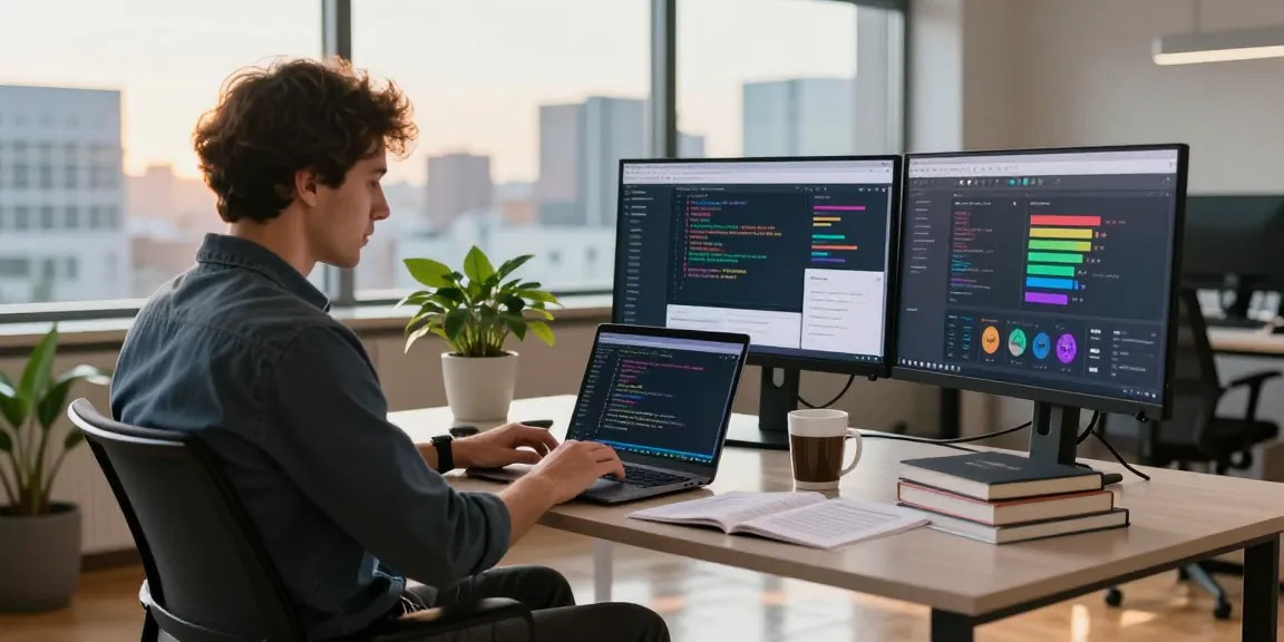 Ein Experte von SP Webconsulting arbeitet in einem modernen Büro und überprüft Shopware-Lösungen.