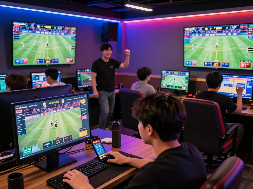 Engaging online gaming scene at VN88 showcasing interactive sports betting and casino excitement.