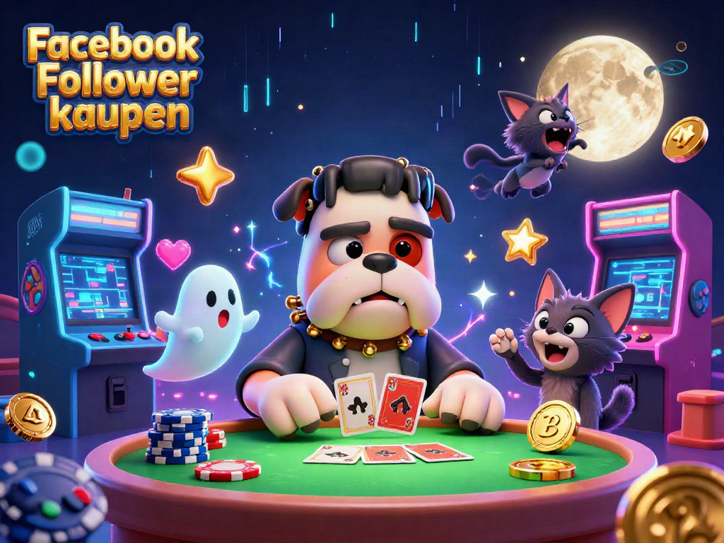 Jetzt Facebook Follower kaufen und mit dem bunten Casinospiel Spaß haben, während die Charaktere interagieren.