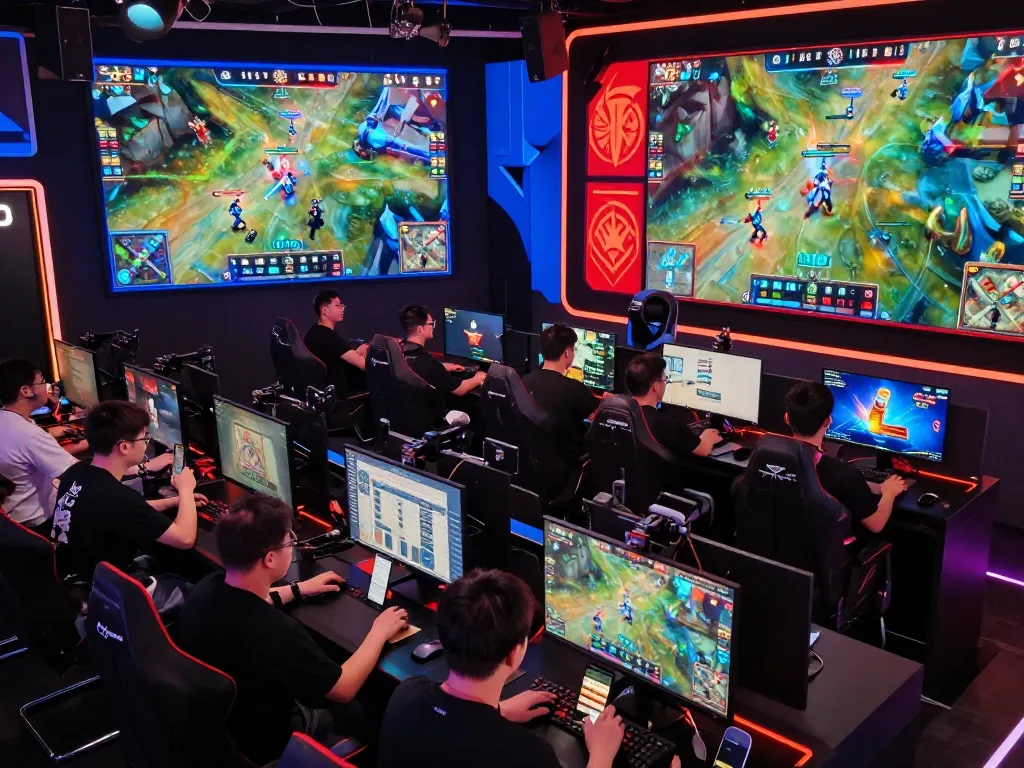 Esports betting excitement at mk8th with live tournament action and enthusiastic fans.