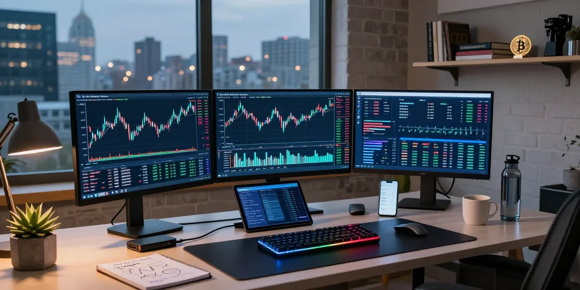 Edimakor nutzen für professionelle Krypto-Analyse und Trading-Strategien in einem modernen Arbeitsplatz.