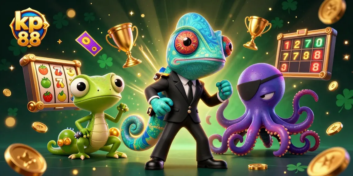 Engage with a thrilling kp 88 casino scene showcasing dynamic slot elements and vivid characters.