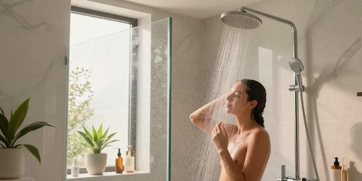 Ervaar de ultieme ontspanning met een regendouche in een moderne badkamer.