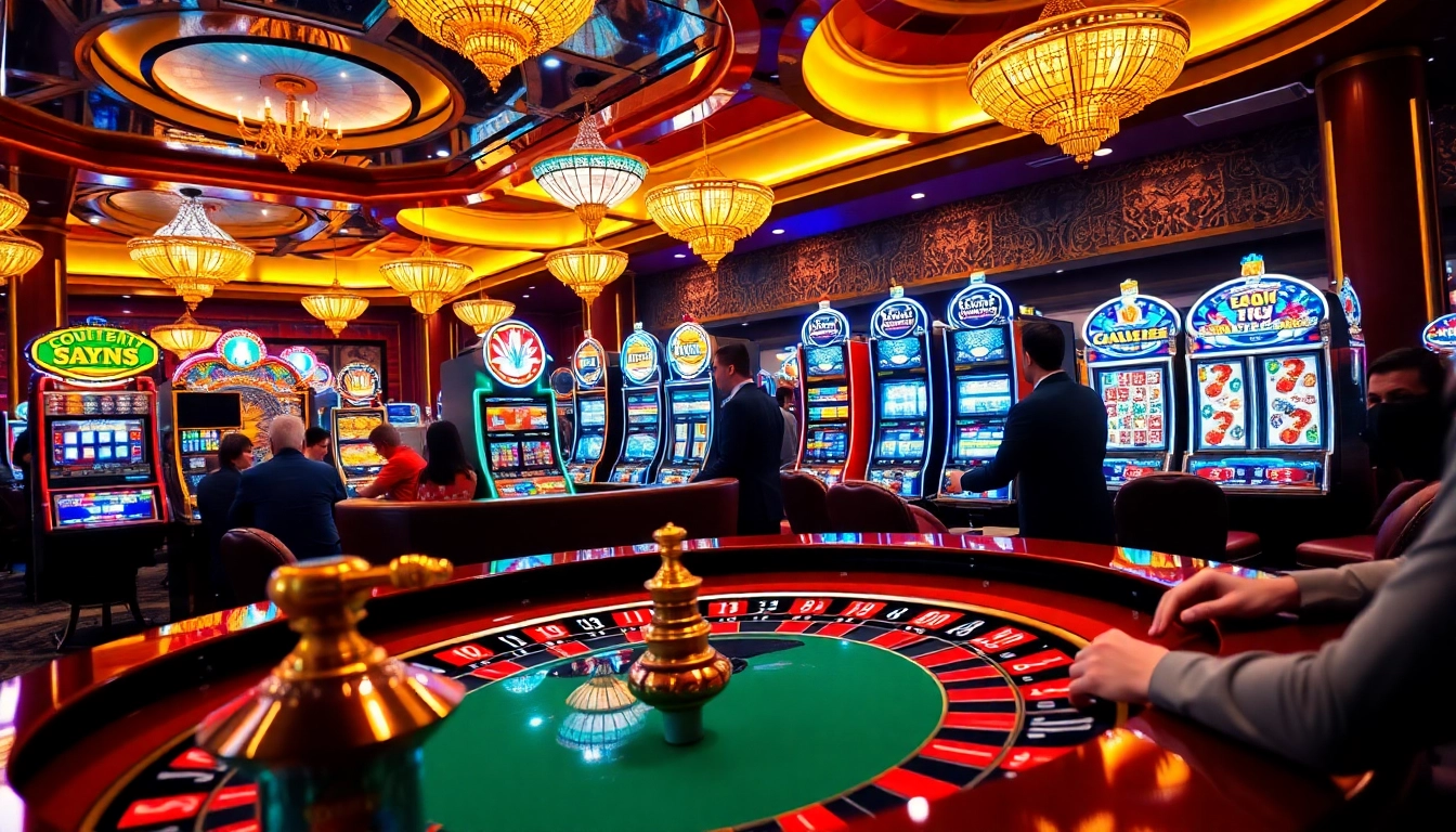 Erleben Sie spannende Spiele bei casino spiele.de in einem luxuriösen Casino-Umfeld.
