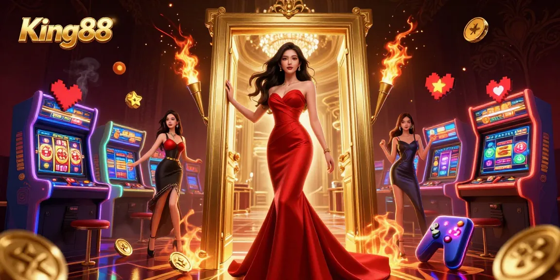 Engage with King88 and experience exciting casino games and vibrant arcade elements.