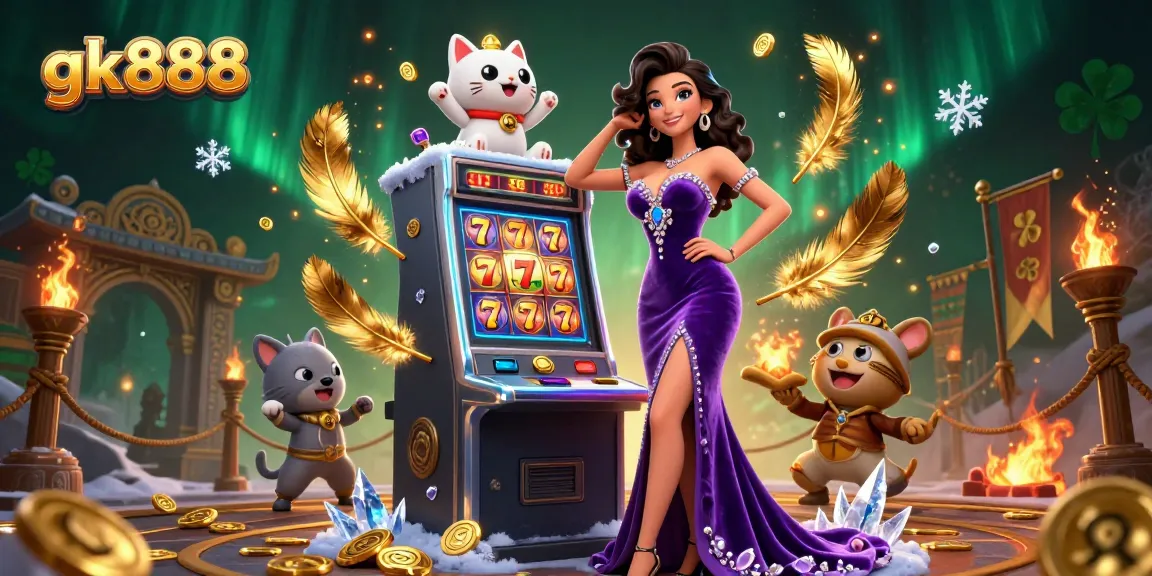 Play exciting gk888 slot games featuring vibrant jackpots and coin-filled action.