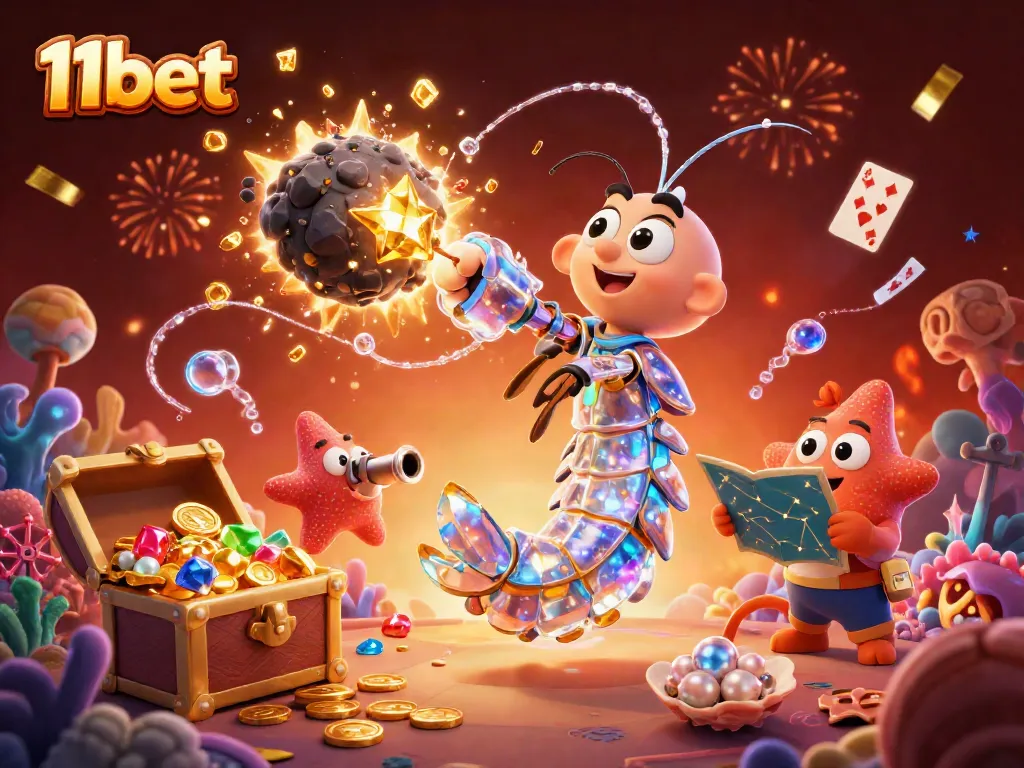 Experience thrilling winning moments at 11bet while exploring a vibrant underwater world.