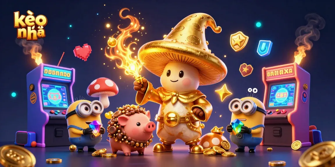 Engage with kèo nhà cái and capture the magical winning aura of a vibrant casino landscape.