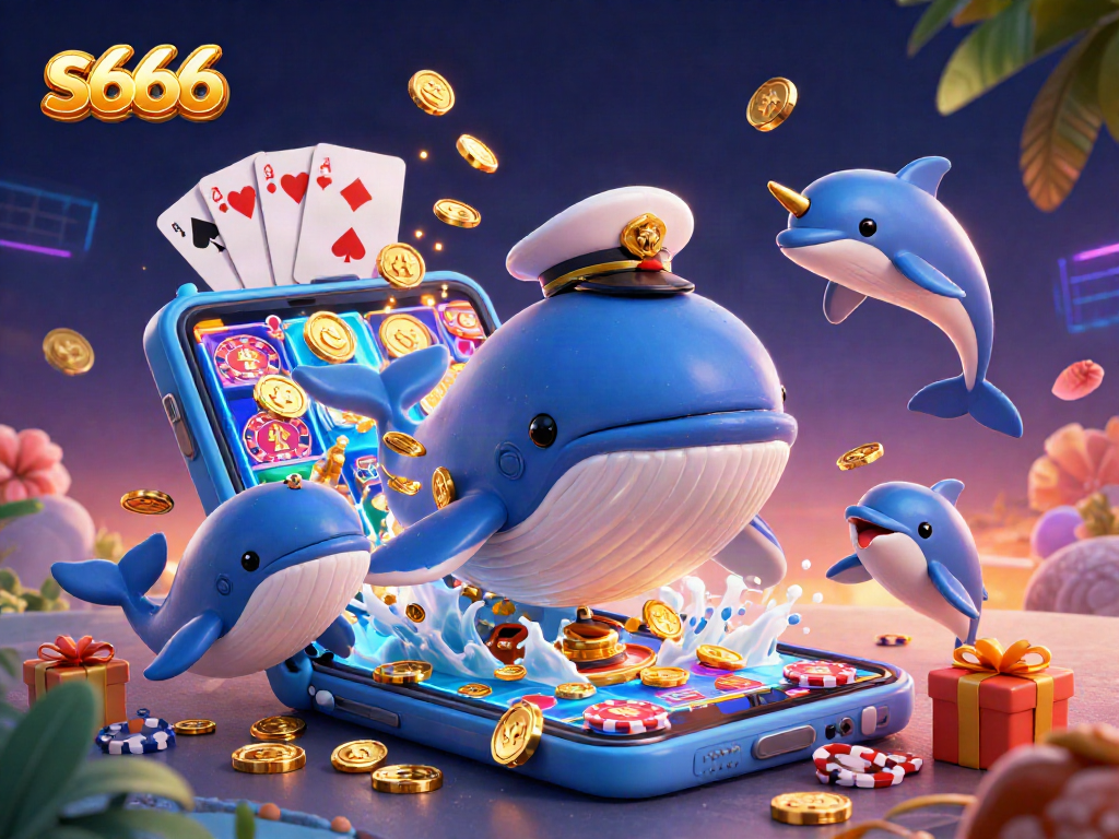 Uncover winning strategies with s666 by diving into an immersive 3D casino scene with vibrant characters.