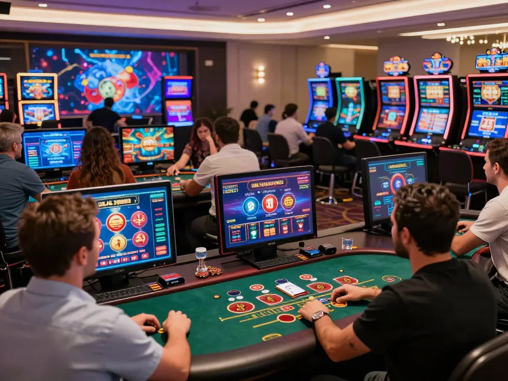 Players engaged in Baccarat and Poker at https://xo88.games/ showcasing vibrant online gaming experience.