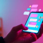 Engaging interface showcasing free sex ai conversations on a smartphone.