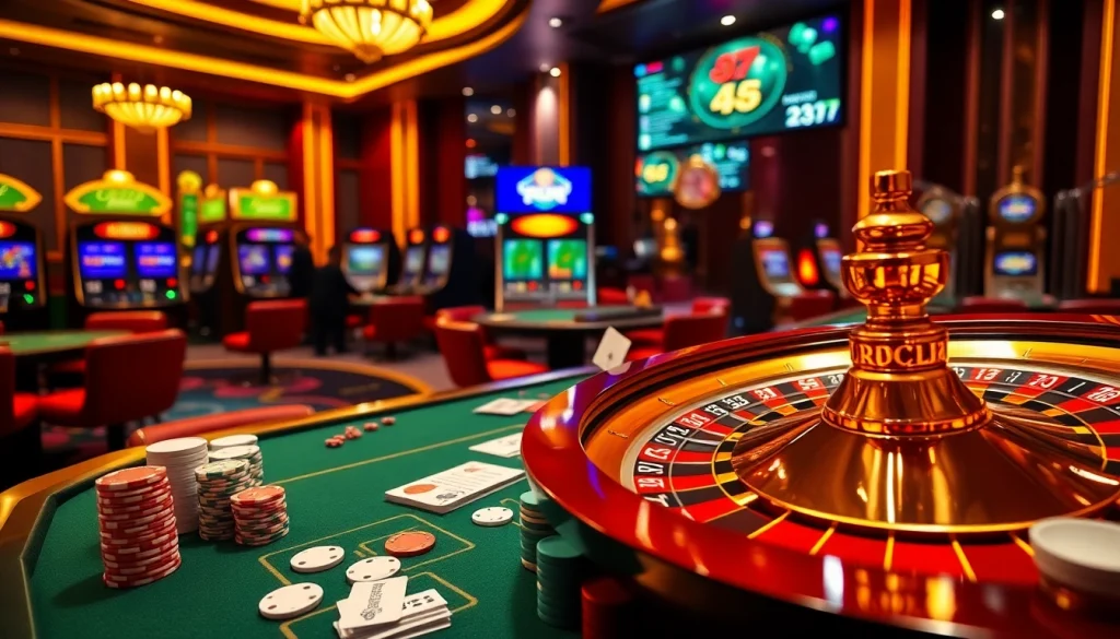 Experience thrilling action at u888 casino with vibrant tables, roulette, and lively slots.