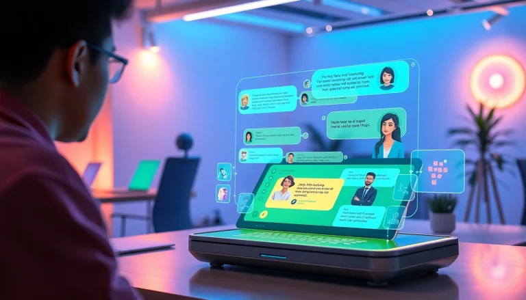 An engaging display of Juicy AI characters in a modern chat interface, showcasing vibrant interactions.