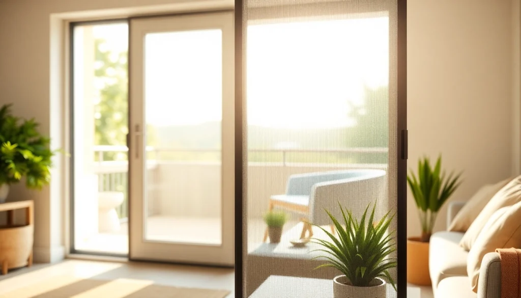 Installieren Sie ein terrassentüren fliegengitter für effektiven Insektenschutz und frische Luft.