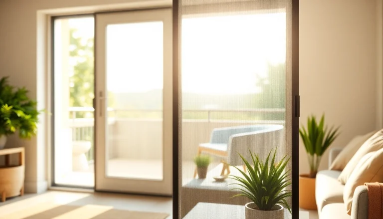 Installieren Sie ein terrassentüren fliegengitter für effektiven Insektenschutz und frische Luft.