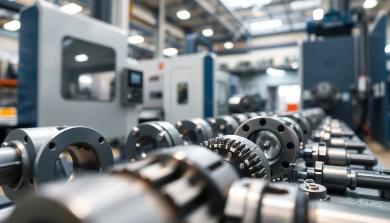 Präzise cnc drehteile in einer modernen Fertigungsumgebung zeigen anspruchsvolle Metallverarbeitung.