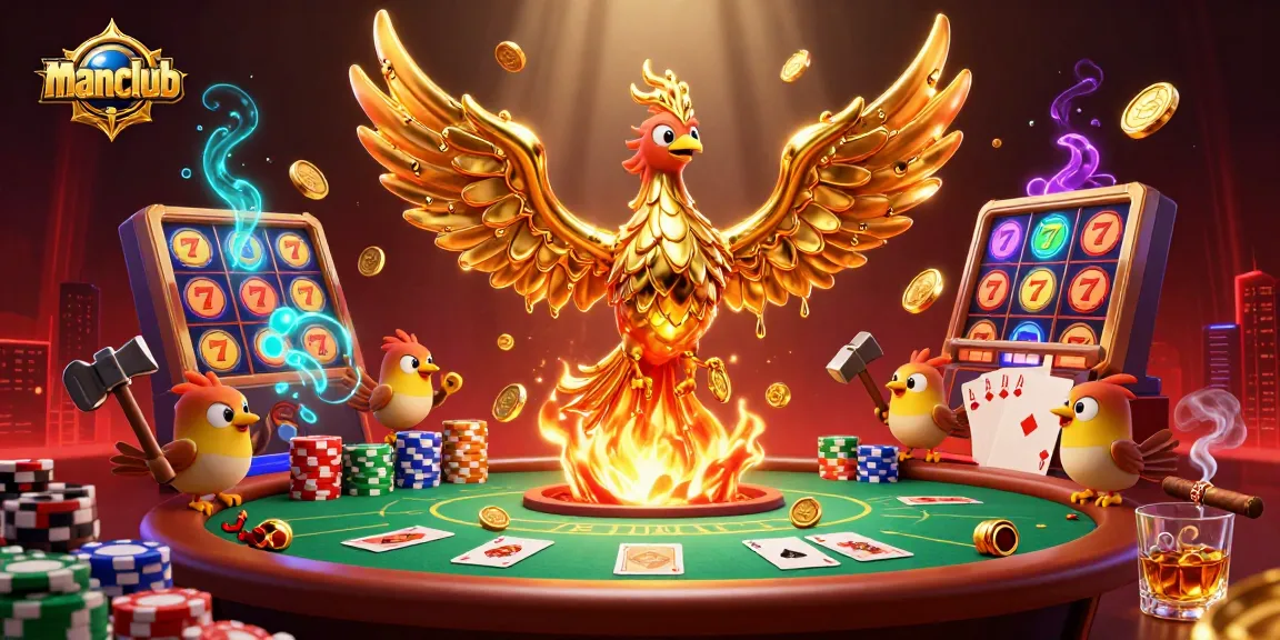 manclub offers an immersive gaming experience with thrilling poker tables and vibrant casino visuals