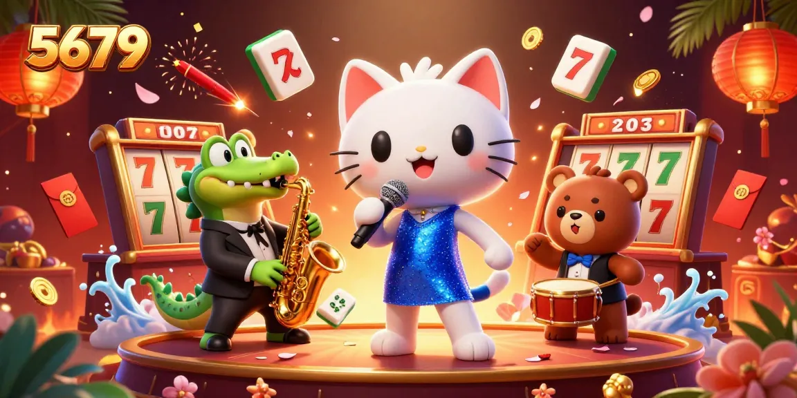 Experience thrilling wins at 5679 casino with vibrant characters and exciting game elements!